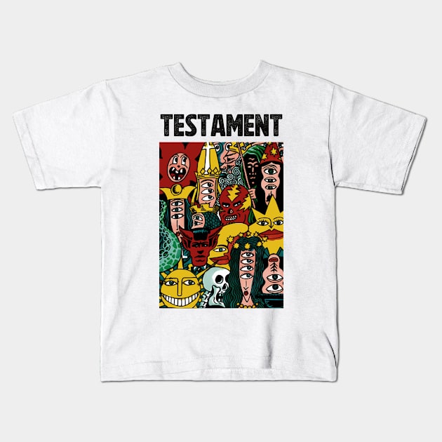 Monsters Party of Testament Kids T-Shirt by micibu